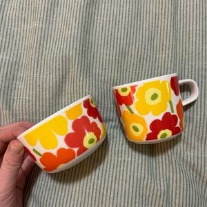 Marimekko bowl and mug